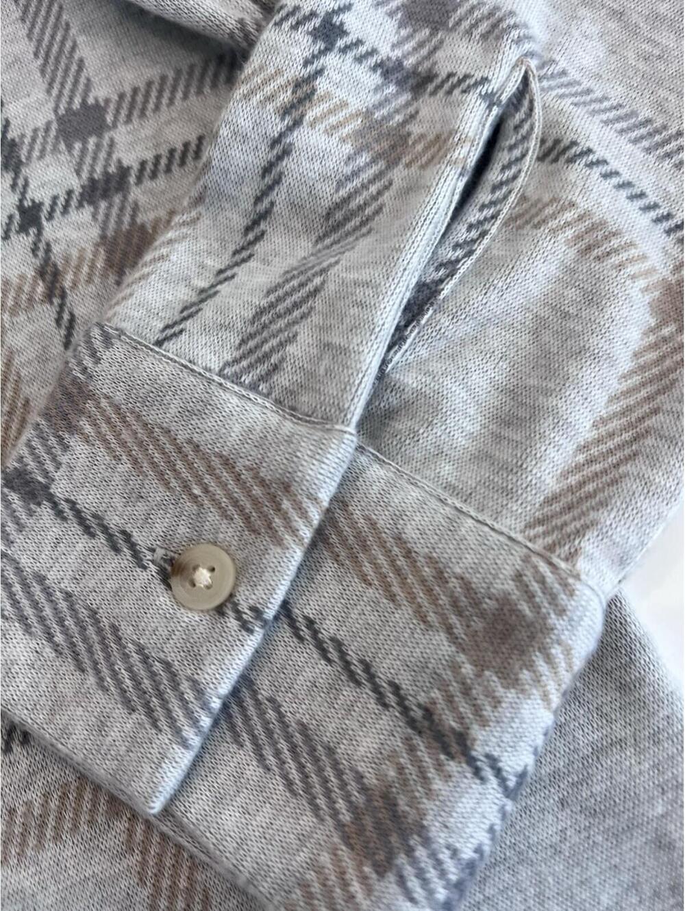 $178 Faherty Legend Sweater Shirt Size M Sandy Trails Plaid Top Button Down - Picture 3 of 9